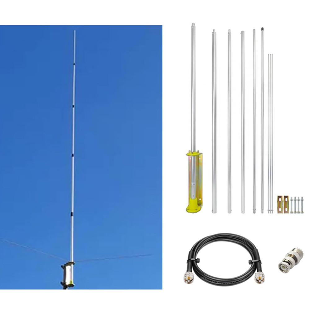 27Mhz Cb Base Antenna Kit - 5.2M Ham Radio Antenna For Home, Cobra, Uniden, Bearcat, Mobile &