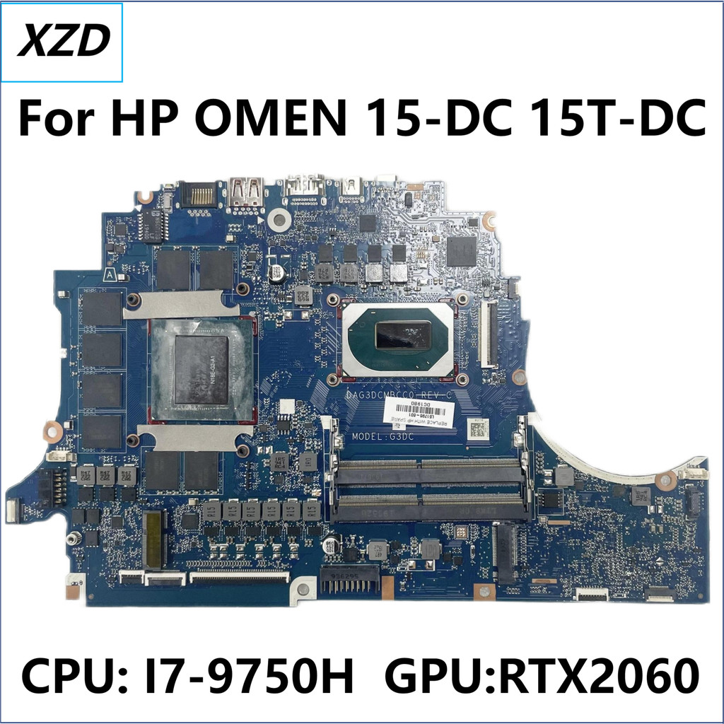 DAG3DCMBCC0 For HP OMEN 15-DC 15T-DC Laptop Motherboard L52267-601 L51796-601 CPU I7-9750H GPU RTX20