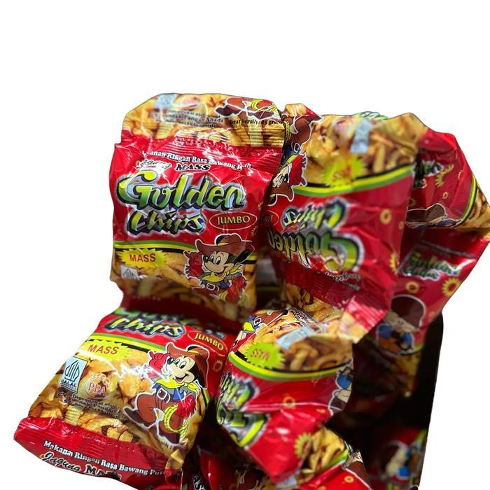 (ORIGINAL) HYA GOLDEN CHIPS JUMBO BERHADIAH UANG ISI PER 30PCS SNACK TERMURAH TERPOPULER