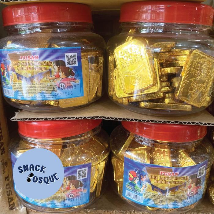 (ORIGINAL) HYA COKLAT EMAS PUSAN 50 PCS / COKELAT BATANG EMAS TERMURAH TERPOPULER