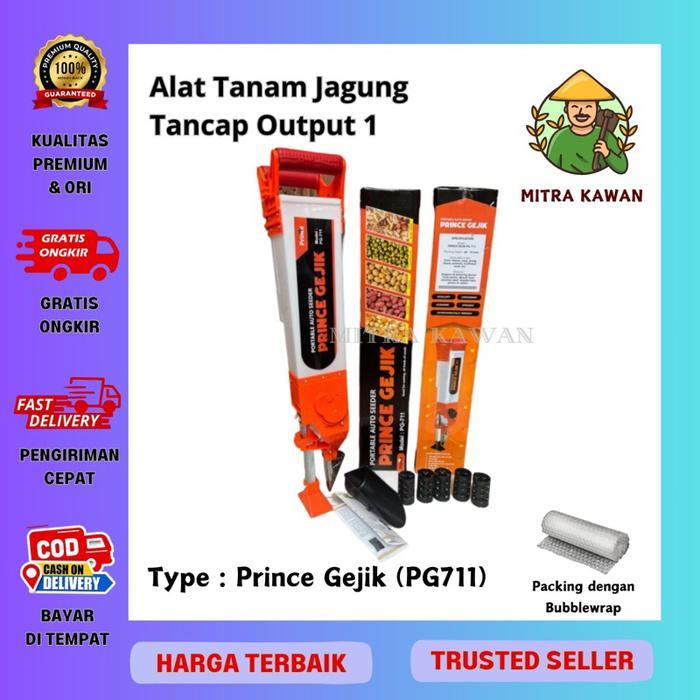 Alat Tanam Jagung Tancap Gejik Alat Tanam Benih Tunggal 1 Output