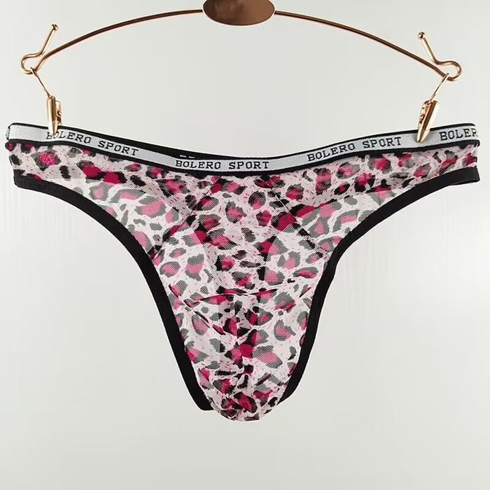 PRIVASI AMAN CELANA DALAM PRIA LEOPARD CD LAKILAKI LOW WAIST 5Y055