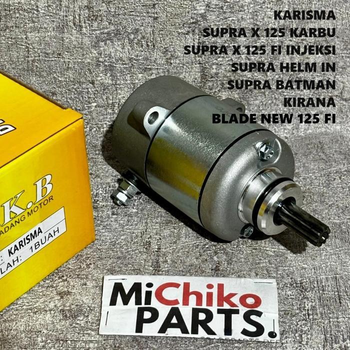 Dinamo Stater Karisma Supra X 125 Karbu Injeksi Fi Batman Helm in Kirana Blade New 125 Fi Dynamo