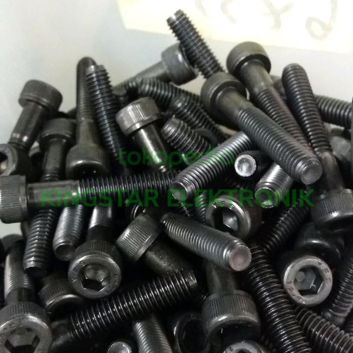Baut L 6 x 35 Hitam 6mm x 35mm Speaker Kayu Triplek Besi