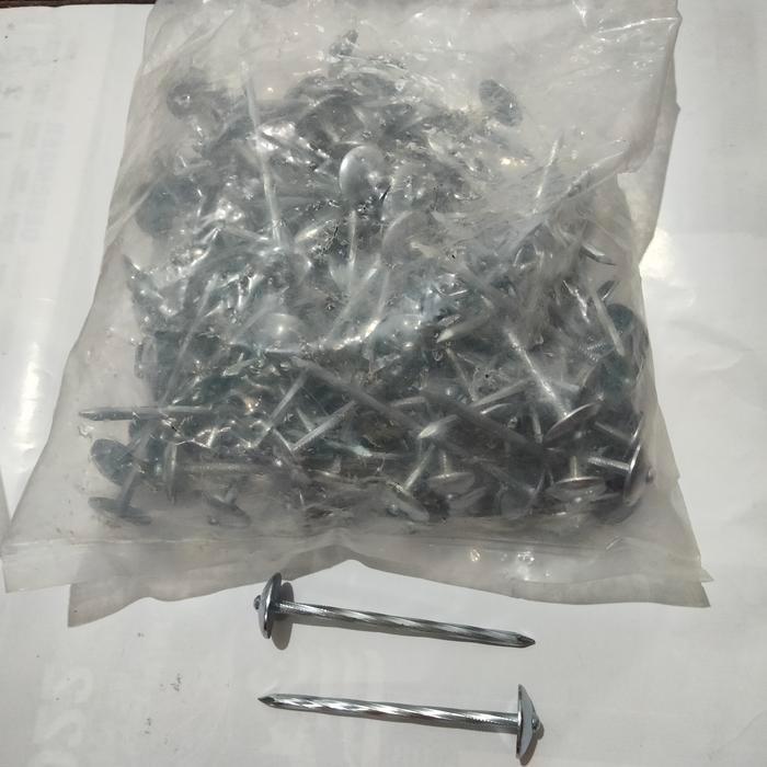 paku seng ulir 3 inch / panjang payung