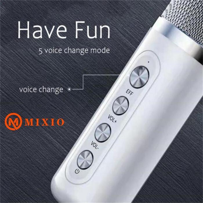 iklk- Mixio Ys-203 Voice Change Karaoke Speaker Bluetooth For Mobile Phone