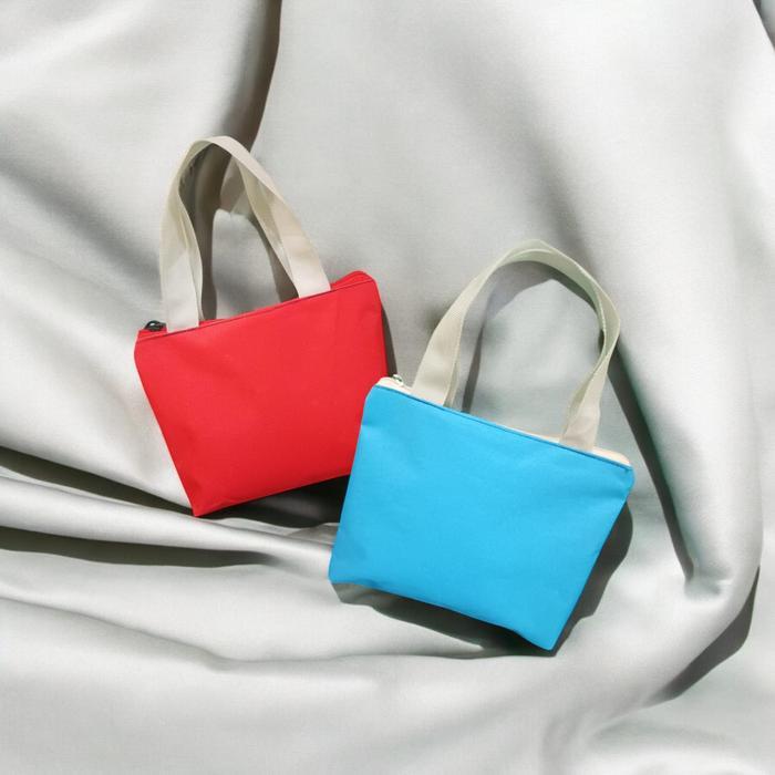 Tas Jinjing Kecil Polos Kanvas Waterproof 20 x 15 cm - Souvenir Termurah