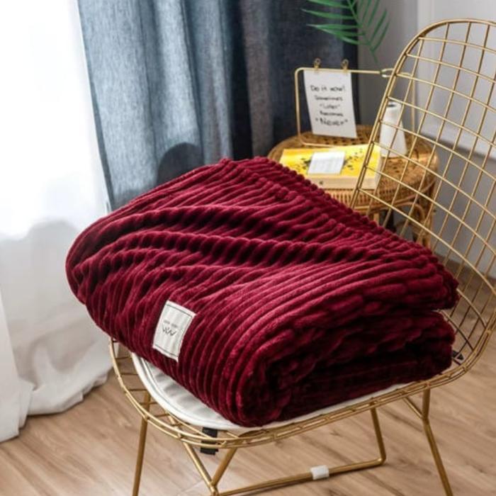 IFY (IMPORT) SELIMUT BULU HALUS TEBAL SELIMUT POLOS SALUR LIST SELIMUT DEWASA JUMBO TERMURAH