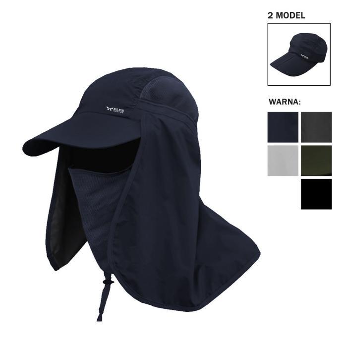 Eiger - Active - Topi Mancing anti UV Masker Jepang Outdoor Hat