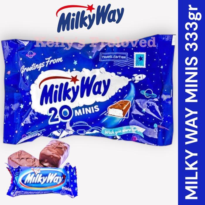 MILKY WAY MINIS CHOCOLATE BAR 333 GR COKLAT MILKYWAY TRAVEL EDITION