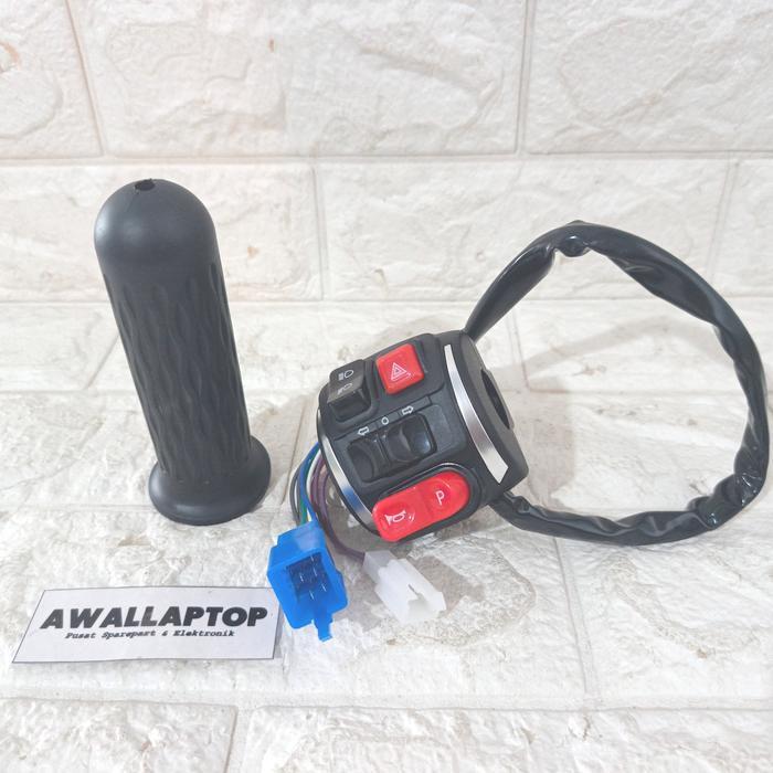 GAS MOTOR LISTRIK THROTTLE TOMBOL MOTOR HANDLE GAS TROTTLE