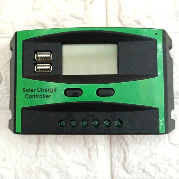 SOLAR CONTROL CHARGER SCC 30A PWM 30A PANEL SURYA SOLAR CEL CONTROLLER