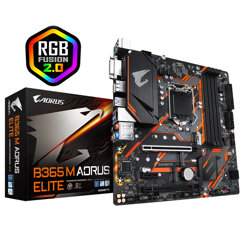 NEW Gigabyte B365M AORUS ELITE DDR4 LGA 1151 64GB USB2.0 USB3.1 B365 Desktop Motherboard