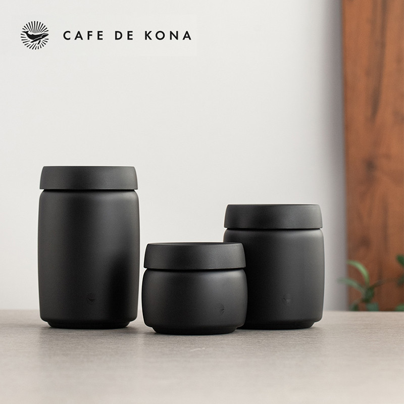 Cafedekona Stainless Steel Sealed Tank Stainless Steel Vacuum Sealed Canisters For Coffee Beans,