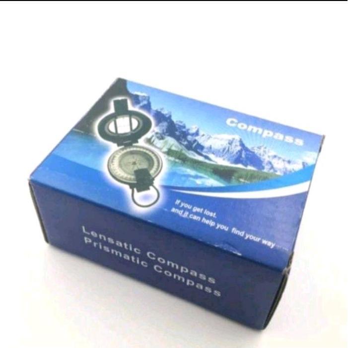 Kompas Bidik Lensatic DC60 -1B Kompas Hiking Survival Body Alumunium