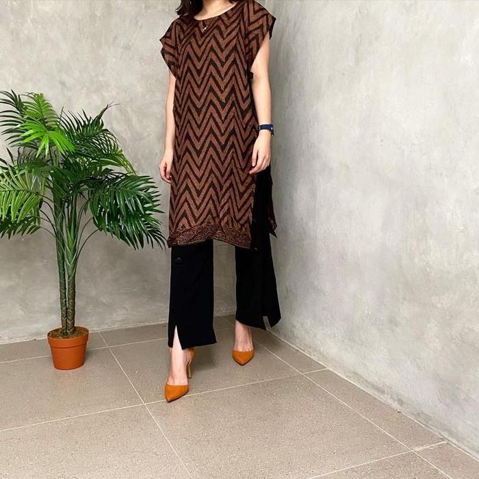 93fd- Lausboutique-Zaza Outwear-Outer Batik Wanita