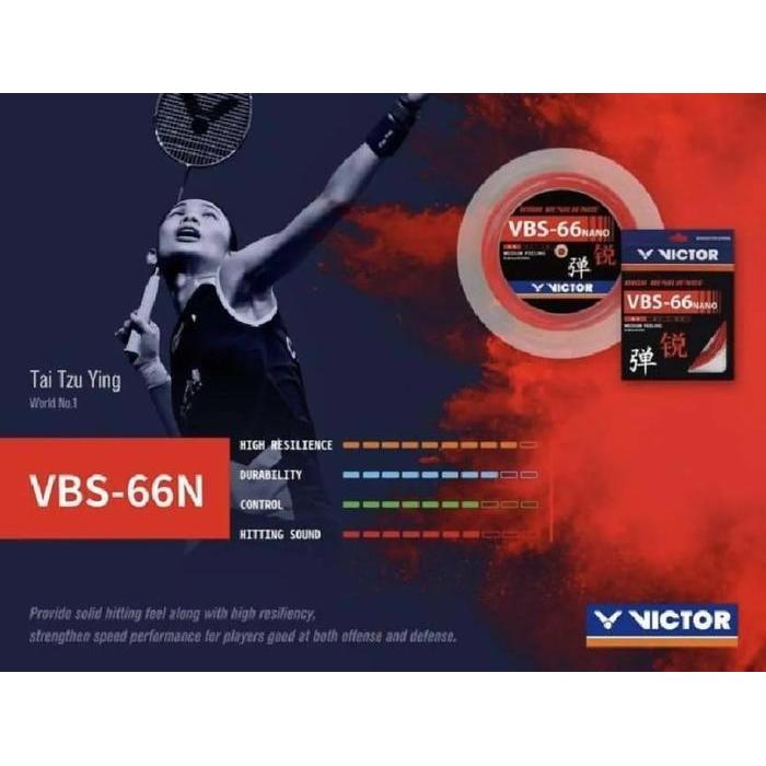 SENAR BADMINTON VICTOR VBS 66 NANO / VBS 66N / VBS 66 N