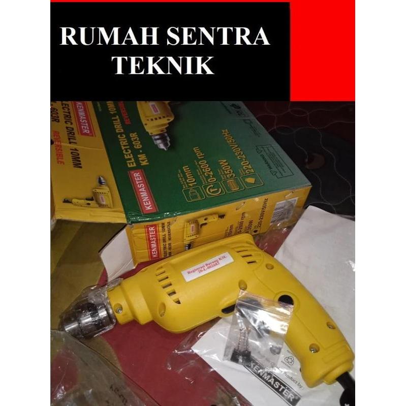 Populer Mesin Bor Listrik Kenmaster Bor Tangan Bolak Balik Original Terlariss 