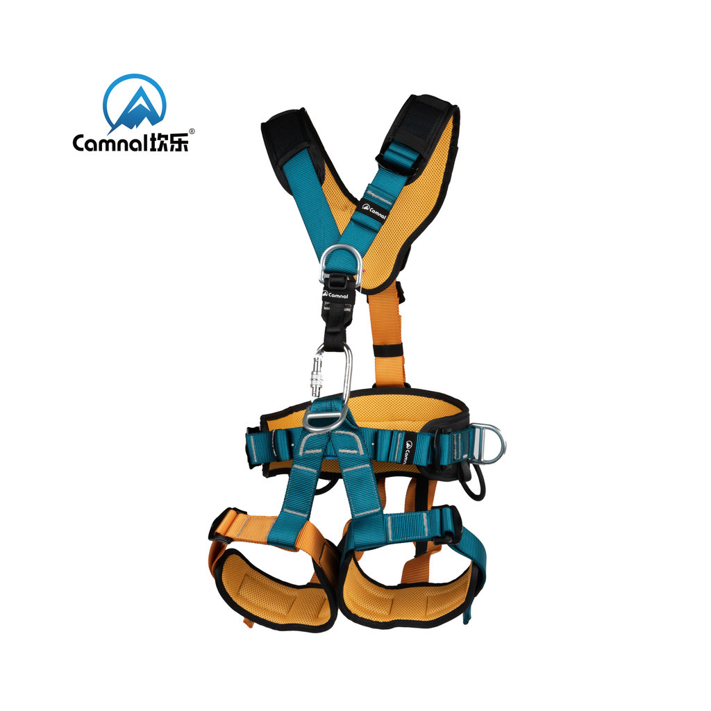 Fall Protection Tree Climbing Harness High-Altitude Work Protection, Rock Climbing Full Body Harness