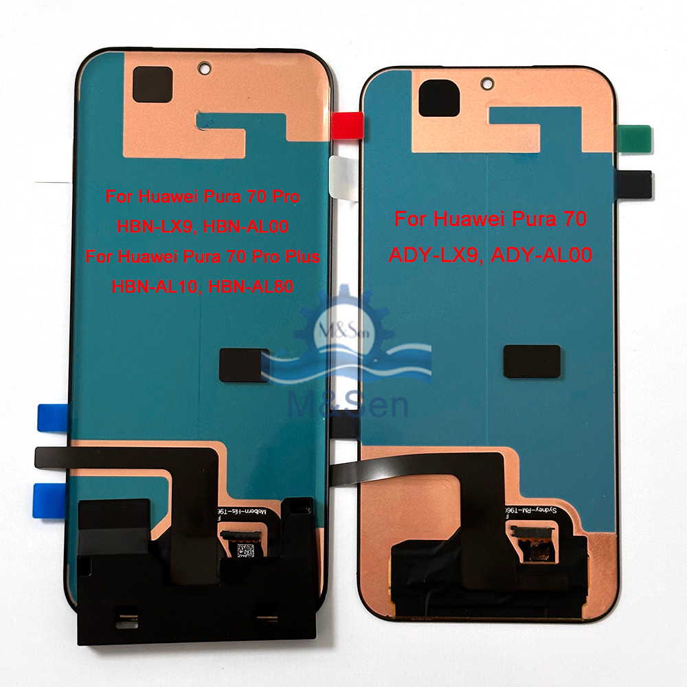 Original Oled 6.6" For Huawei Pura 70 Lcd Ady-Lx9 70 Ultra Display Screen Touch 6.8" For Pura70 Pro