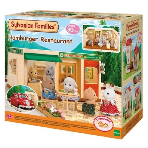 Mainan Koleksi Sylvanian Families Hamburger Restaurant Set