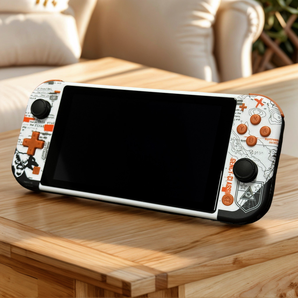 Replacement Handheld Controller Housing Shell with Screen Protector ABXY Buttons for Nintendo Switch