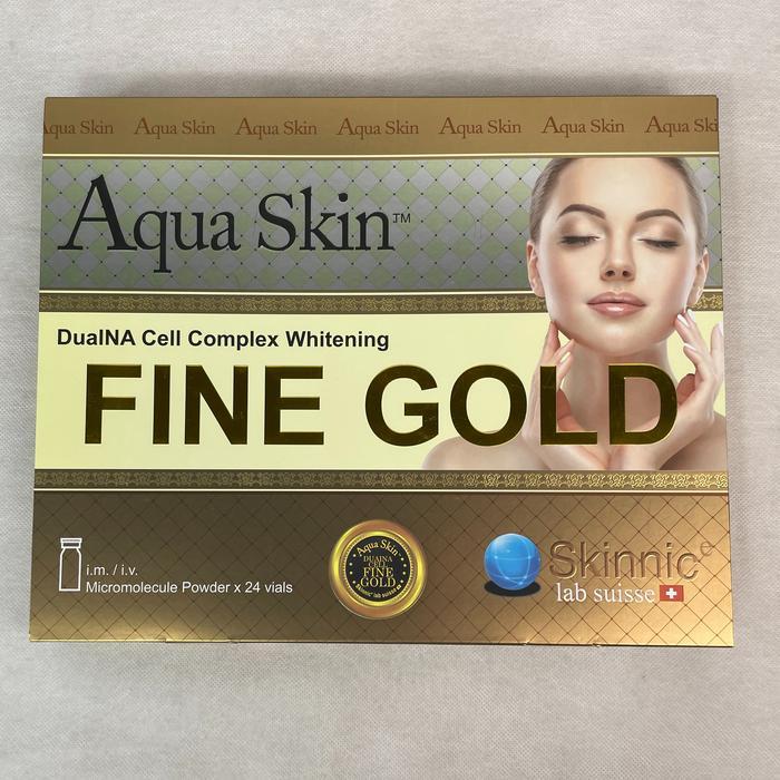 NEW PRODUCT AquaSkin Fine Gold - Mencerahkan dan mengencangkan kulit