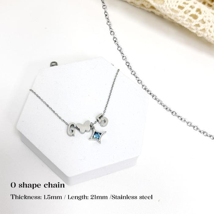 e64c- Spar.Co Silver Alphabet Beads Charm - Liontin Titanium Silver Bentuk Huruf Untuk