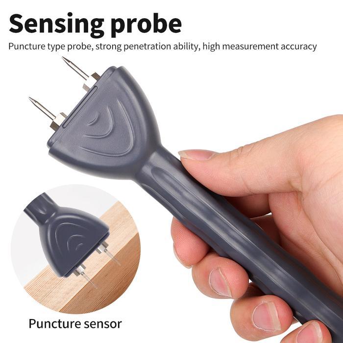 Wood Moisture Meter Lcd Pin Probe Timber Wood Moisture Meter Sensing Probe Wood Skin Moisture Meter