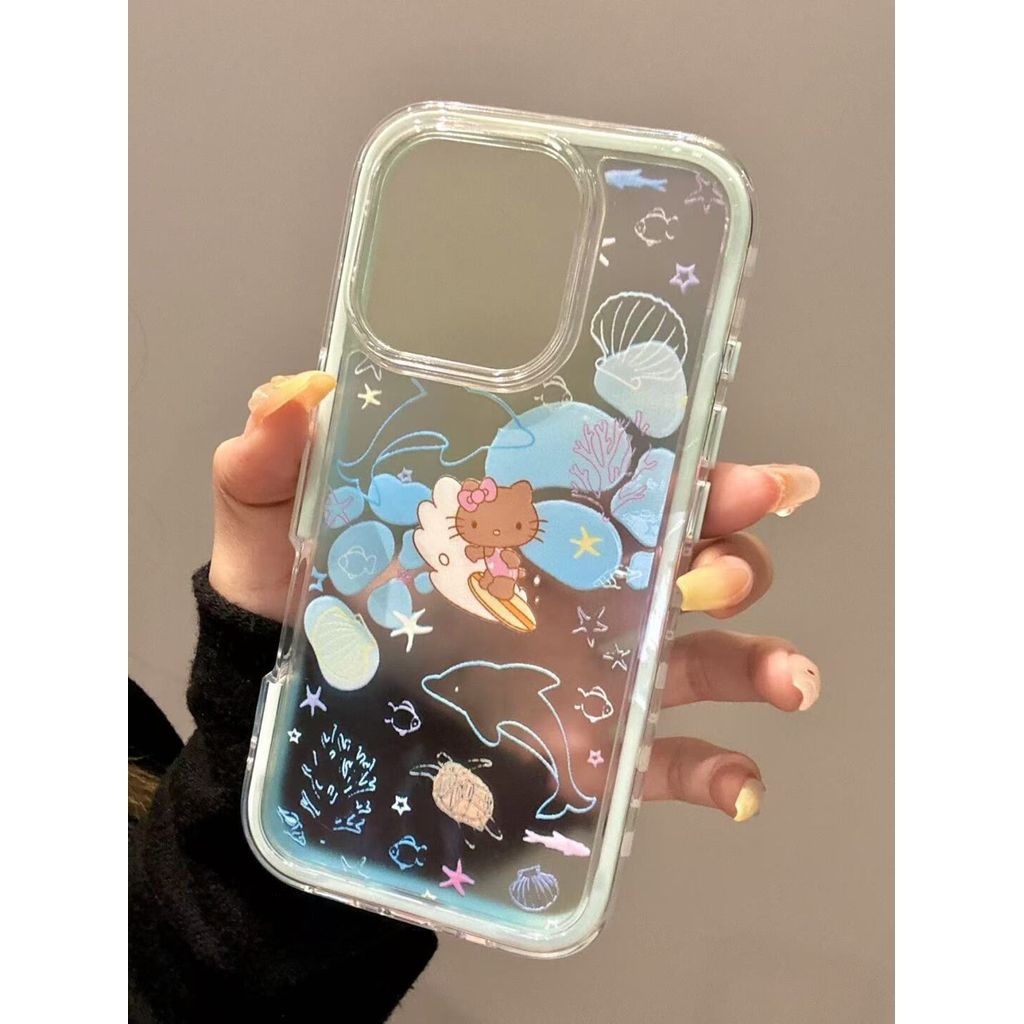 Kucing Bingkai Berwarna Luar Negeri Case Hp Vivo V60 Lite Y400 Y29 V50 Lite Case