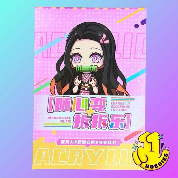 Eleven Hobbies - Demon Slayer Acrylic Stand Collection Standee Koleksi Anime Mainan