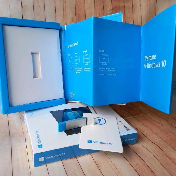 Windows 10 Pro Original 64 Bit & 32 Bit - USB Installer + Lisensi Resmi