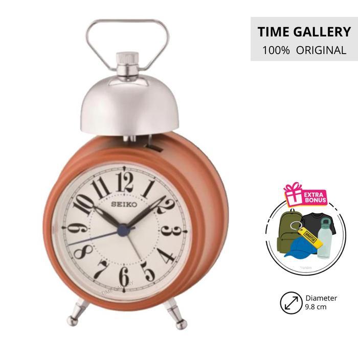 Jam Meja Weker Seiko Original Ori Hiasan qhk055b qhk055 qhk 055b 055 b