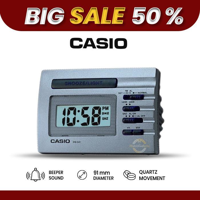 SALE Jam Weker Jam Meja Casio DQ-541D Beep Alarm Original
