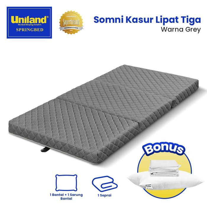 Uniland Somni Kasur Lipat Tiga 90X180 - Busa / Gulung / Lantai Piknik Original