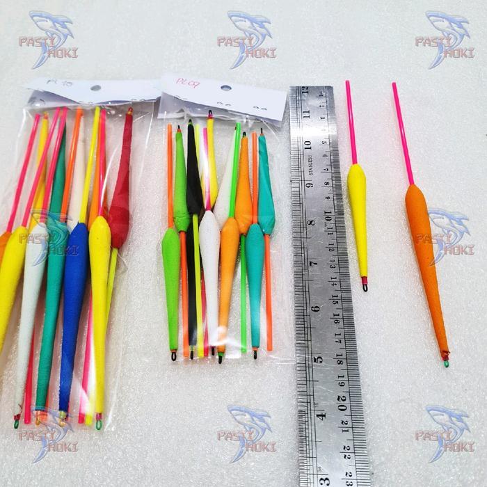 Pelampung pancing busa panjang / pelampung busa cabe panjang