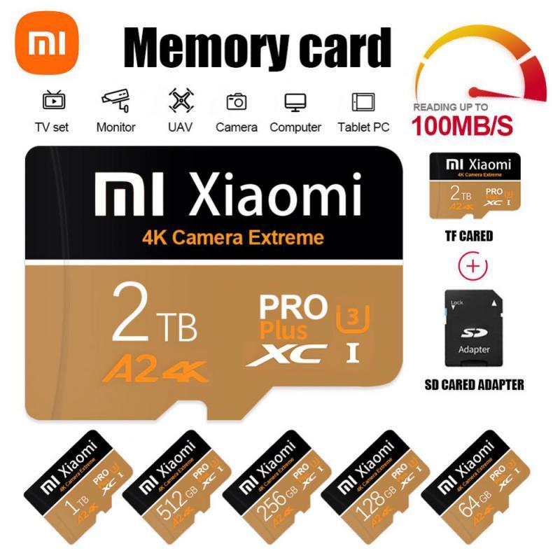 Xiaomi 2TB 1TB Original Memory Card A2 Class10 Micro TF SD Card 512GB