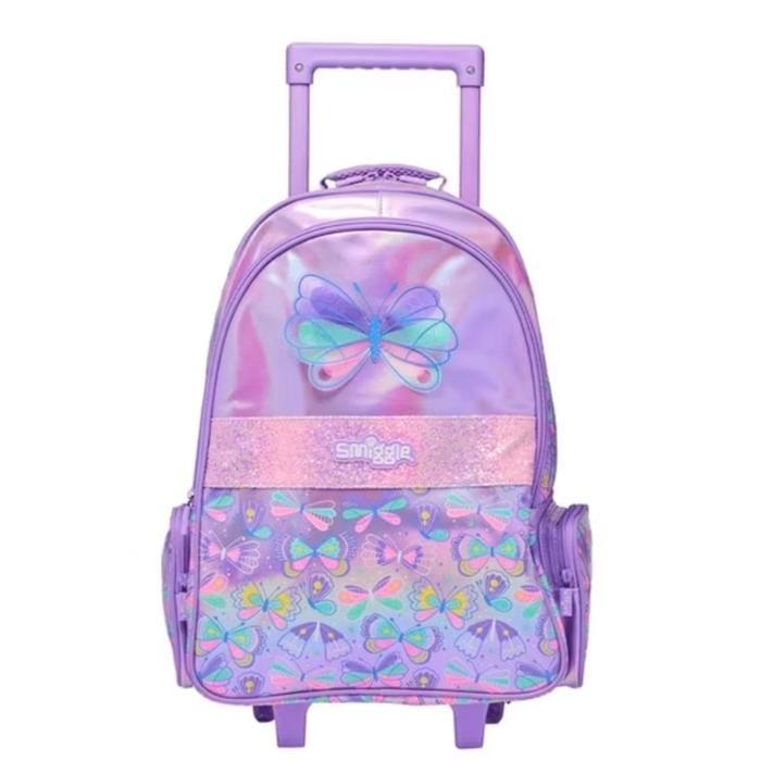Flutter Troli Smiggle Backpack/ Tas Dorong Smiggle/ School Bag/ Kado