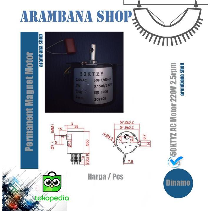 50 KTYZ AC motor 220V synchronous Motor 10W permanent motor