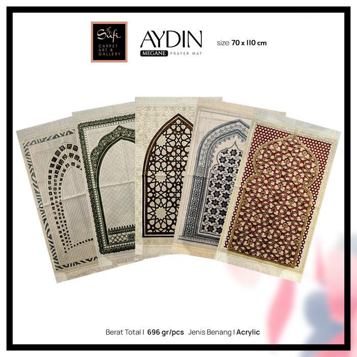 SAJADAH TURKI LEMBUT TEBAL AYDIN LUREX ULTRA MEGANE 70X110