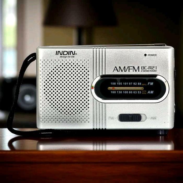 iklk- Mini Radio Portable Am/Fm Radio Player Loudspeaker Antena