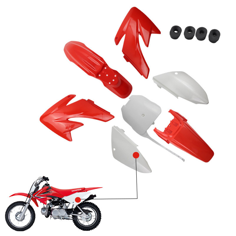 Motorcycle Dirt Bike CRF 70 Full Body Fairing Cover Set Plastics Parts Kit For CRF70 50 90 110 125