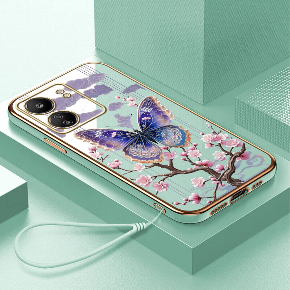 Casing Hp Untuk Xiaomi Redmi 13C Poco C65 Lokal Stock Lanyard Gratis Phone Case Softcase Kesing Cass