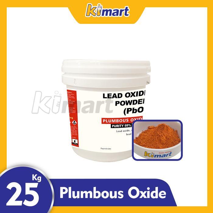 Mrono_Mrene Lead Oxide Powder Pbo Timbal (Ii) Oksida Timbal Monoksida 1Kgplumbous Oxide