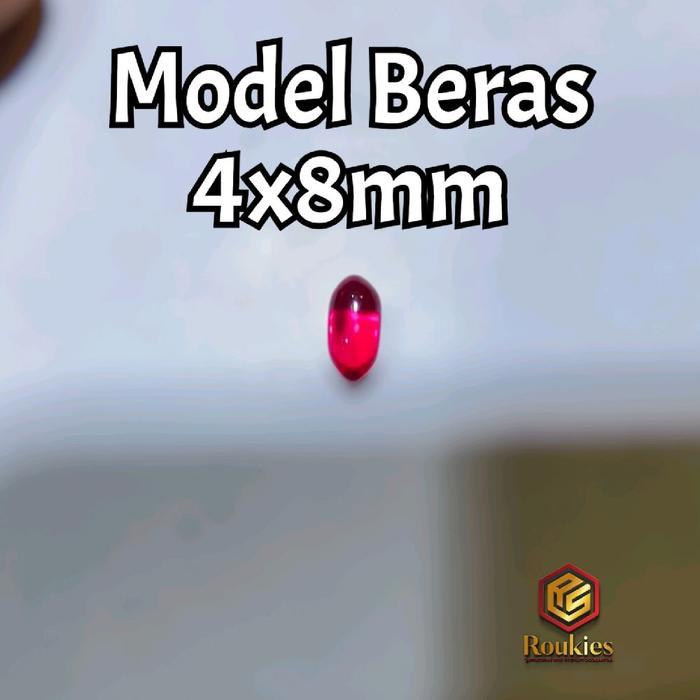 Mantabetul [Hanya Batu] Batu Siam Bangkok Asli Model Cutting Tetes Air Mata