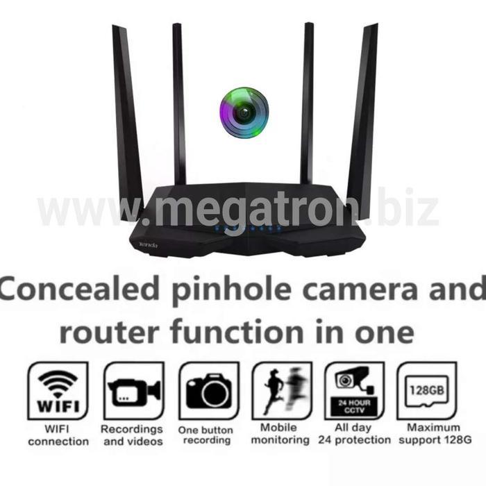 WIFI SPY CAMERA MODEL ROUTER (KAMERA TERSEMBUNYI/ HIDDEN CAMERA) - PANTAU LIVE DI HP ANDROID/IOS