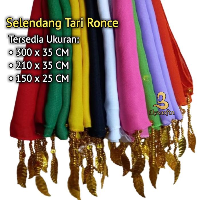 Selendang Tari Ronce Anak, selendang tari Ronce Dewasa, sampur tari anak Paud termurah