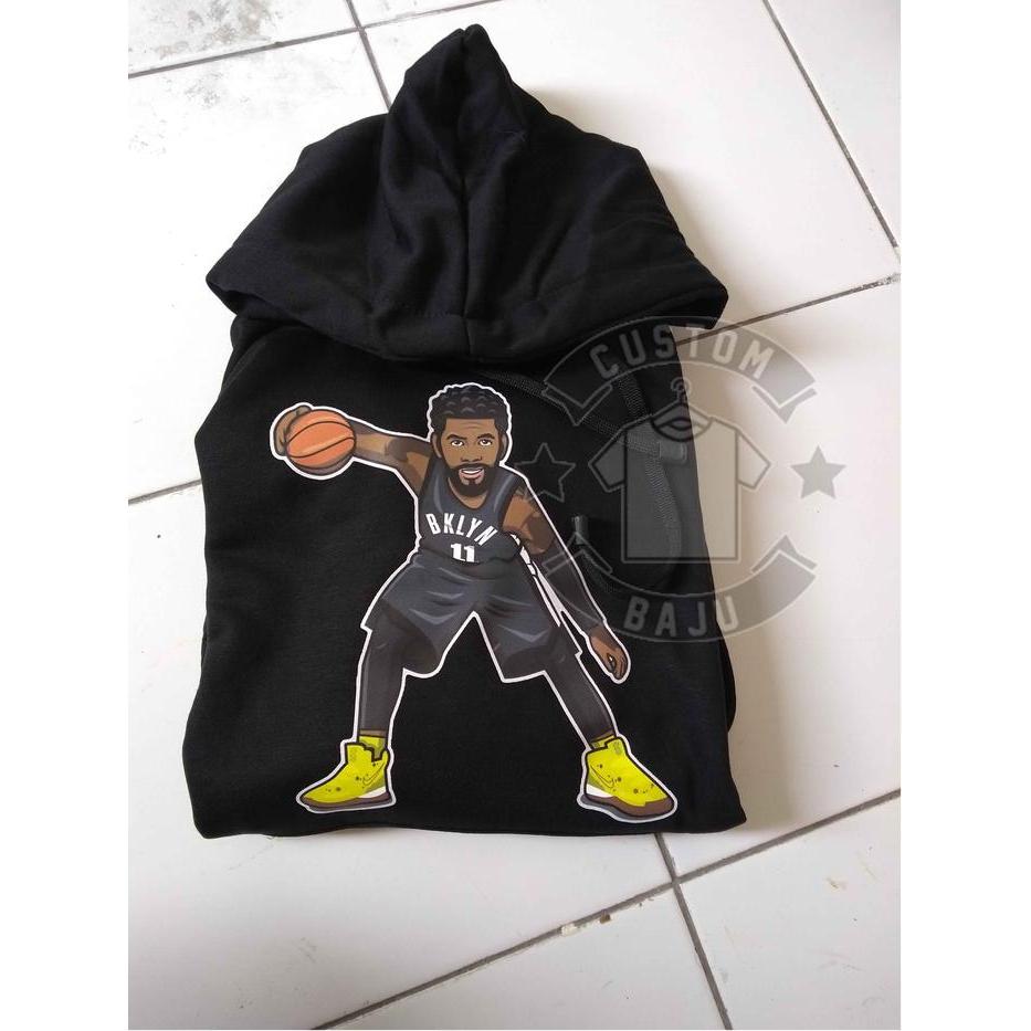 Sweater Hoodie NBA Brooklyn Nets Kyrie Irving Cartoon