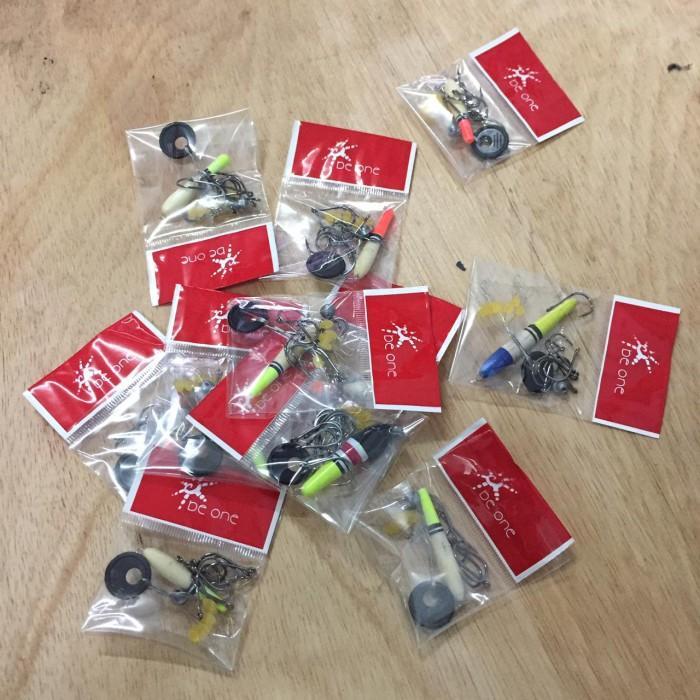 BERKUALITAS Set Kail Lengkap Sahabat Fishing - 1 Bungkus Kail, 1 Stopper, 1 Pelampung, 1 Timah -