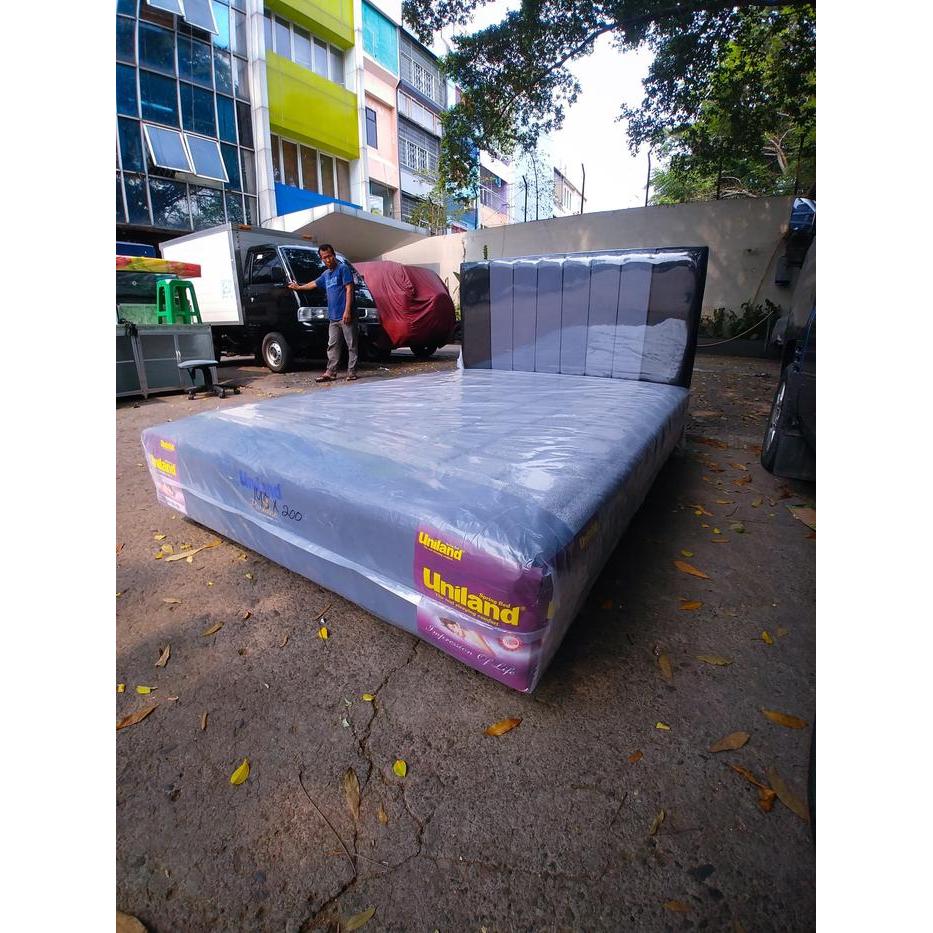 Uniland Kasur Spring Bed Beautybed (Full Set) Ukuran 160 X 200